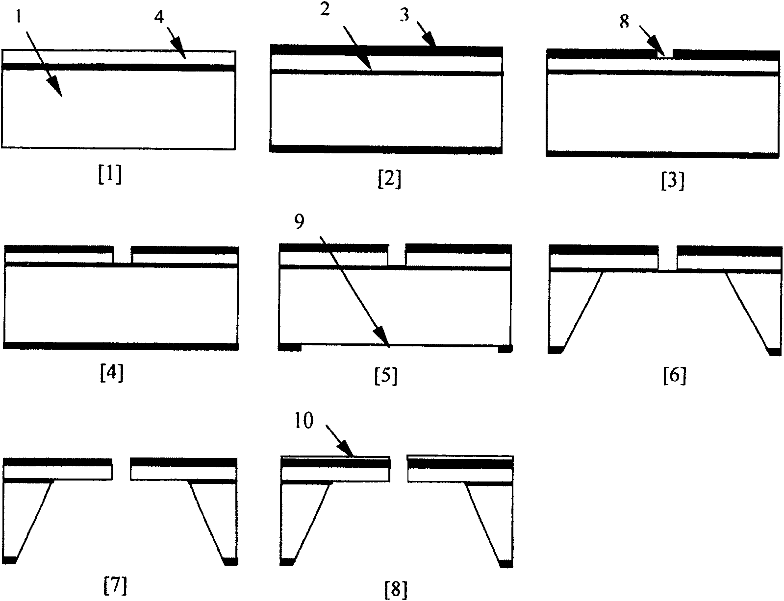 Micro-socle girder resonator with low temperature cross sensitivity