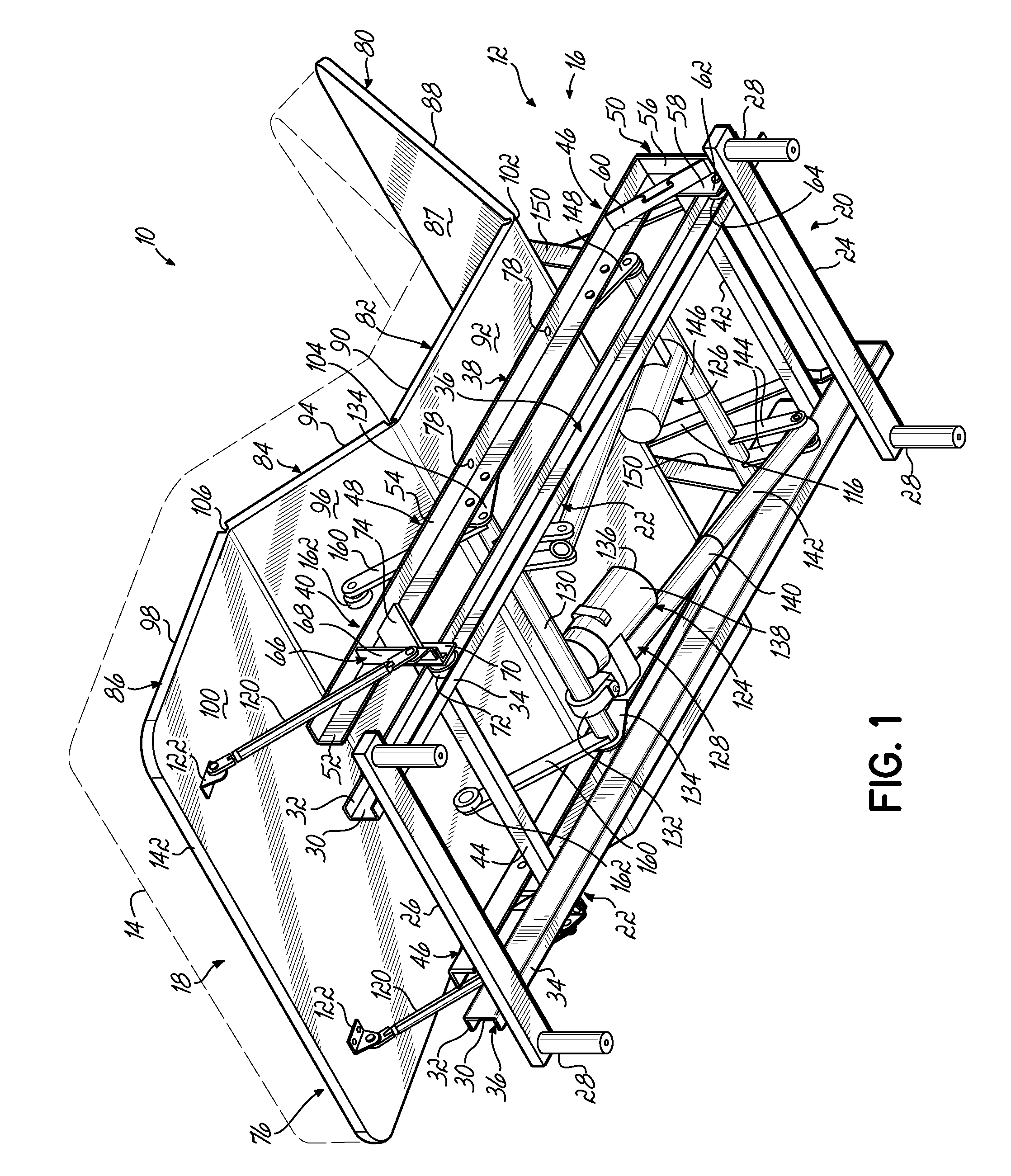 Deck Assembly For Adjustable Bed