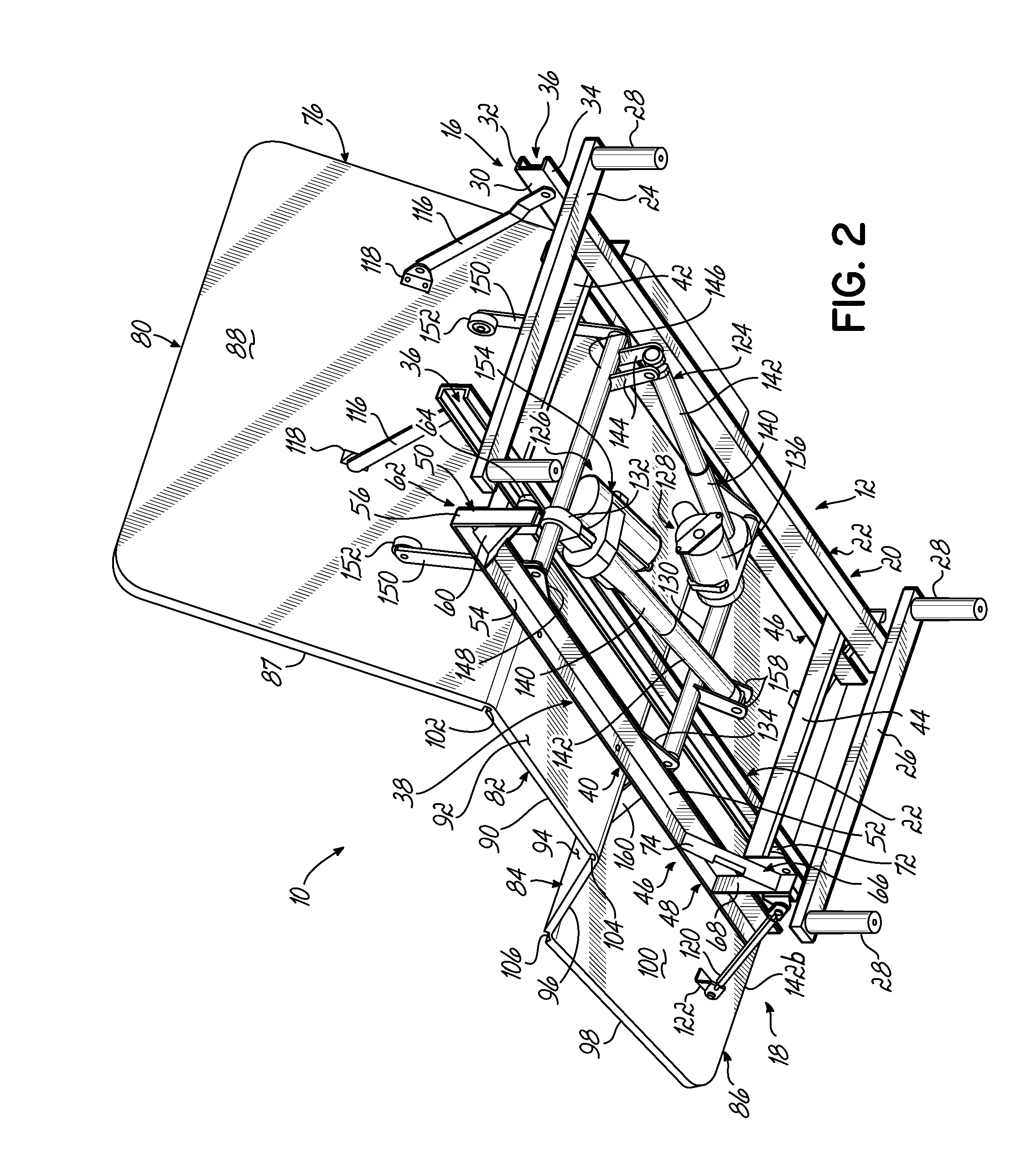 Deck Assembly For Adjustable Bed