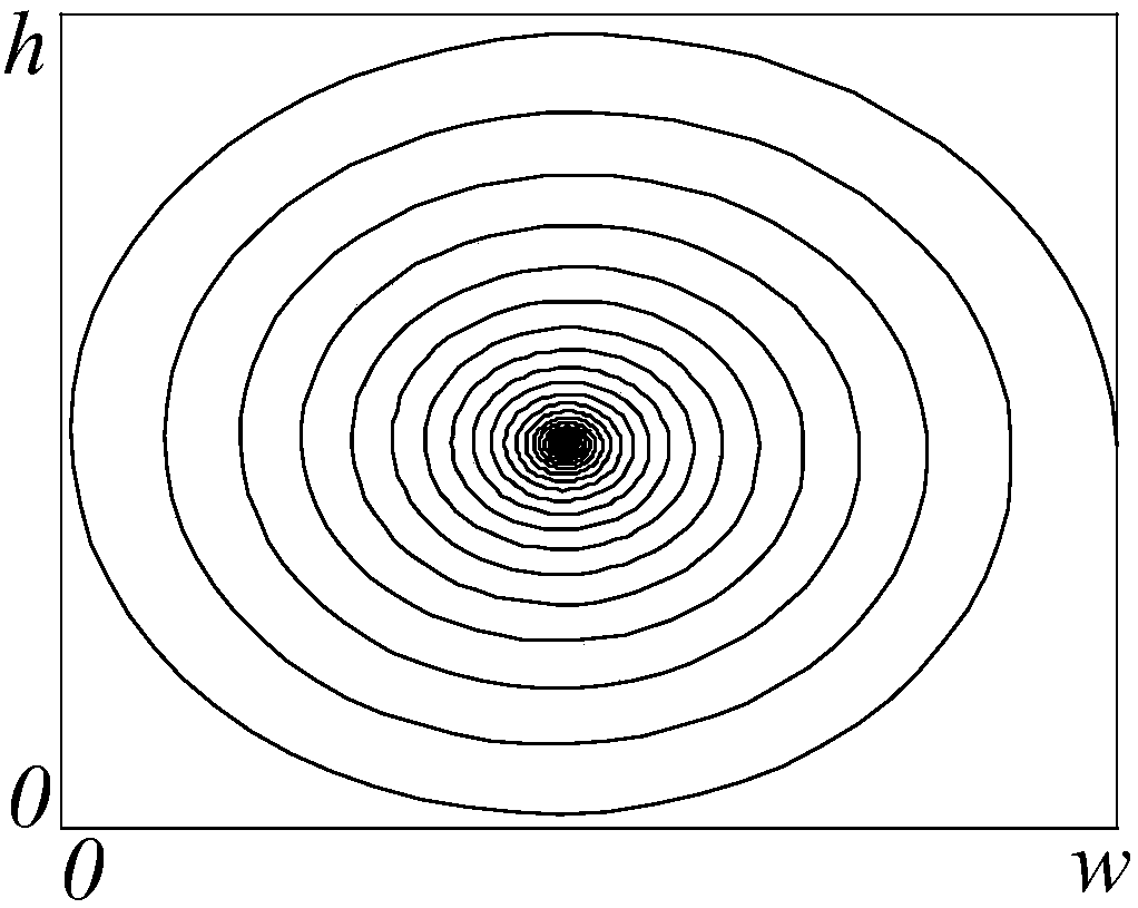 Illumination compensation method based on bionic spiral and image enhancement method