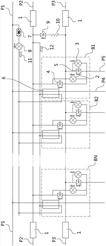Mode converter, heat recovery type multi-connected air conditioning system and control method