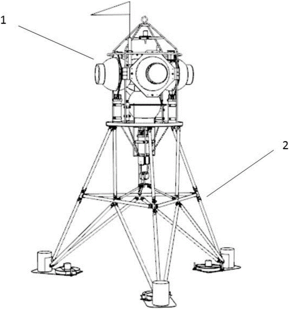 Subbottom observation platform, seabed relative geodesic device and system
