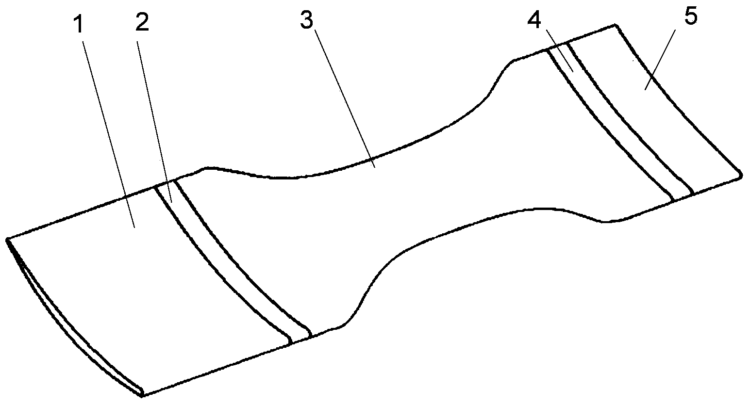 Method for building blade rolling process model
