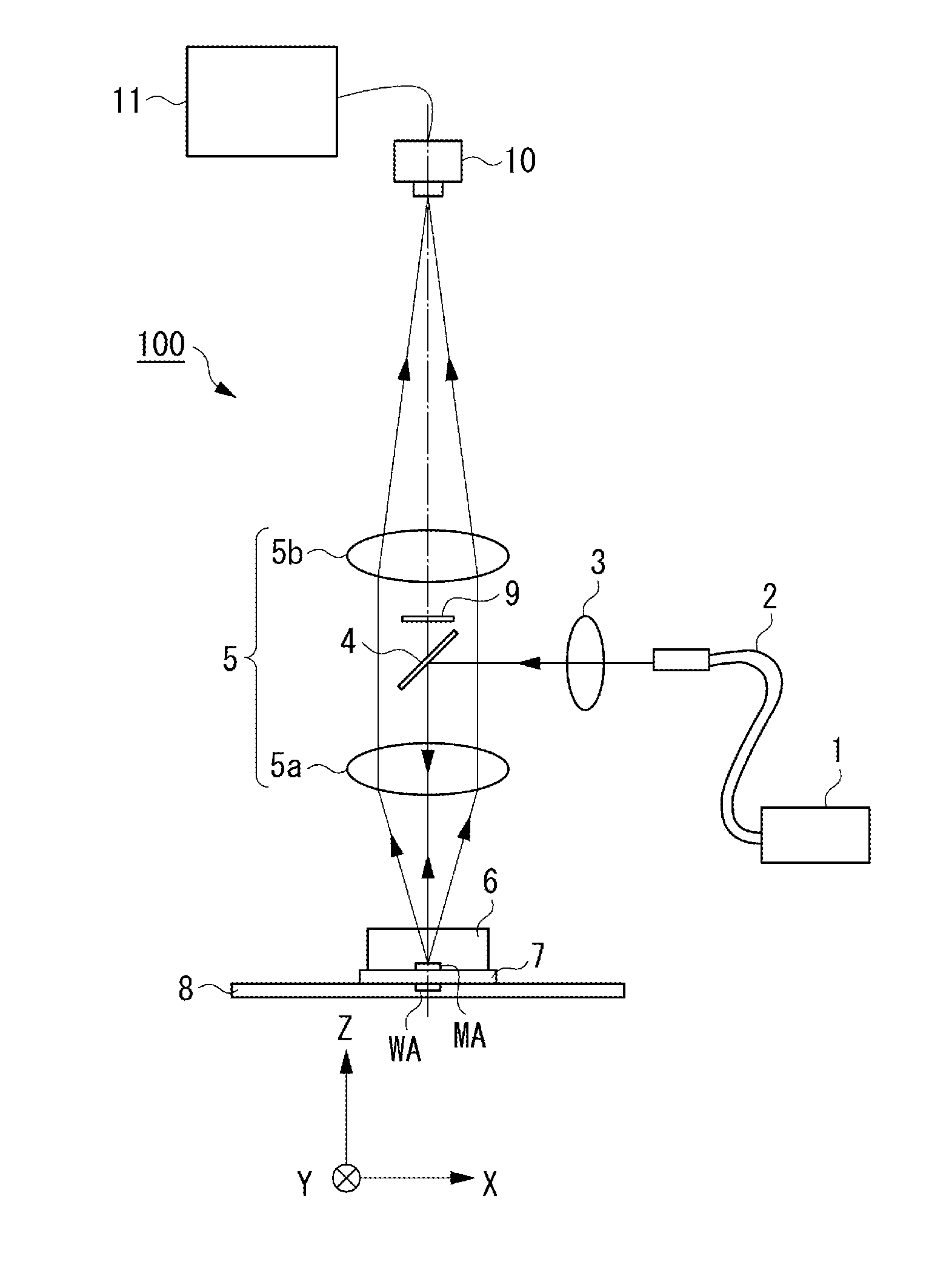 Position detection apparatus, imprint apparatus, and method for manufacturing device