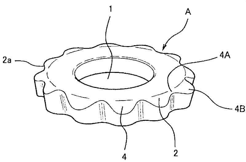 Sleeve for connection and washer for supporting used reacting force and connecting structure