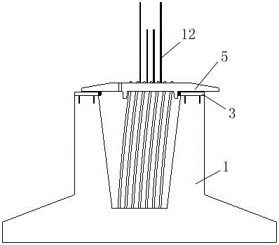 Reinforced concrete vibration-isolated foundation