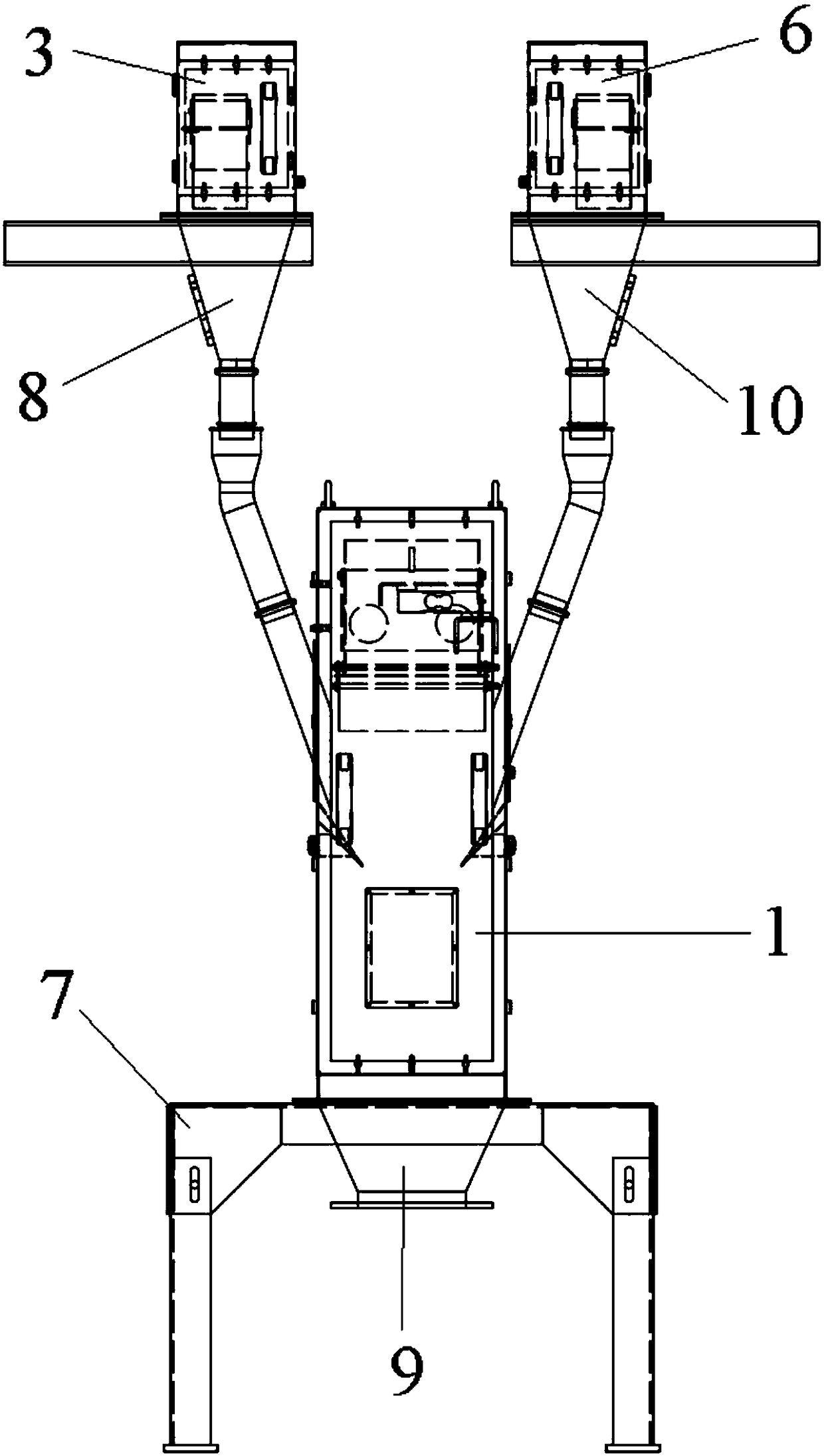Mixing and metering device