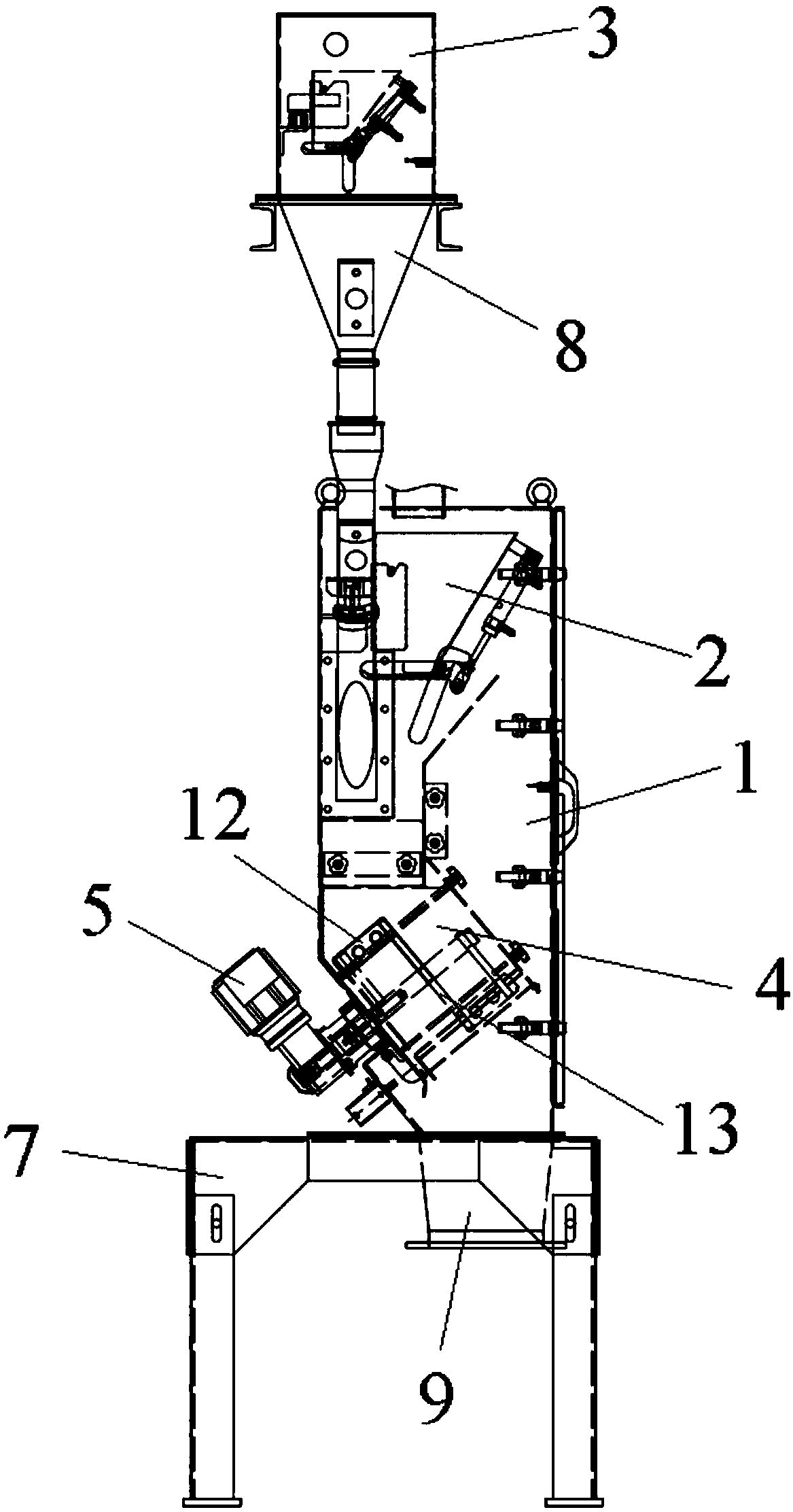 Mixing and metering device