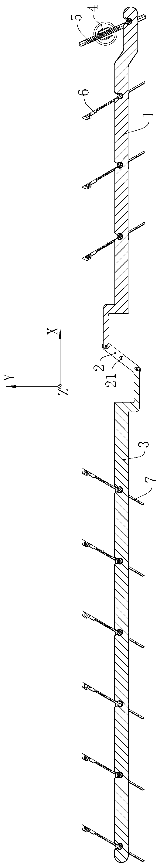 Air sweeping assembly and electric appliance