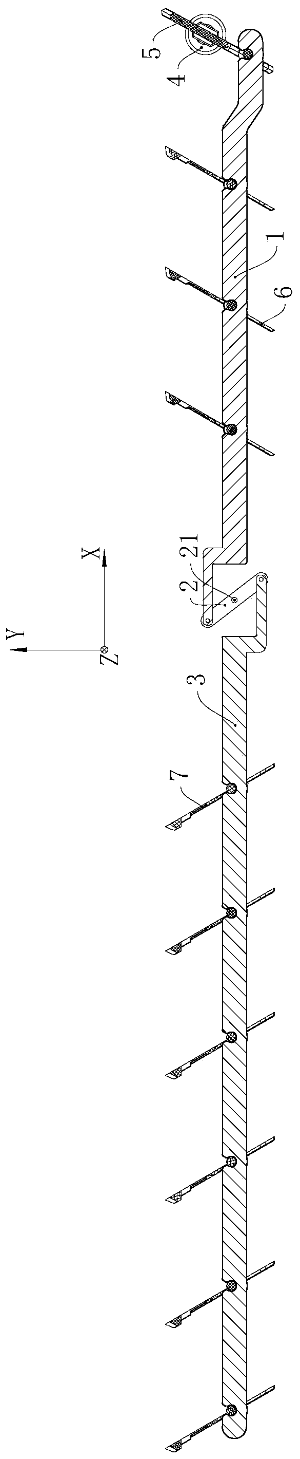 Air sweeping assembly and electric appliance