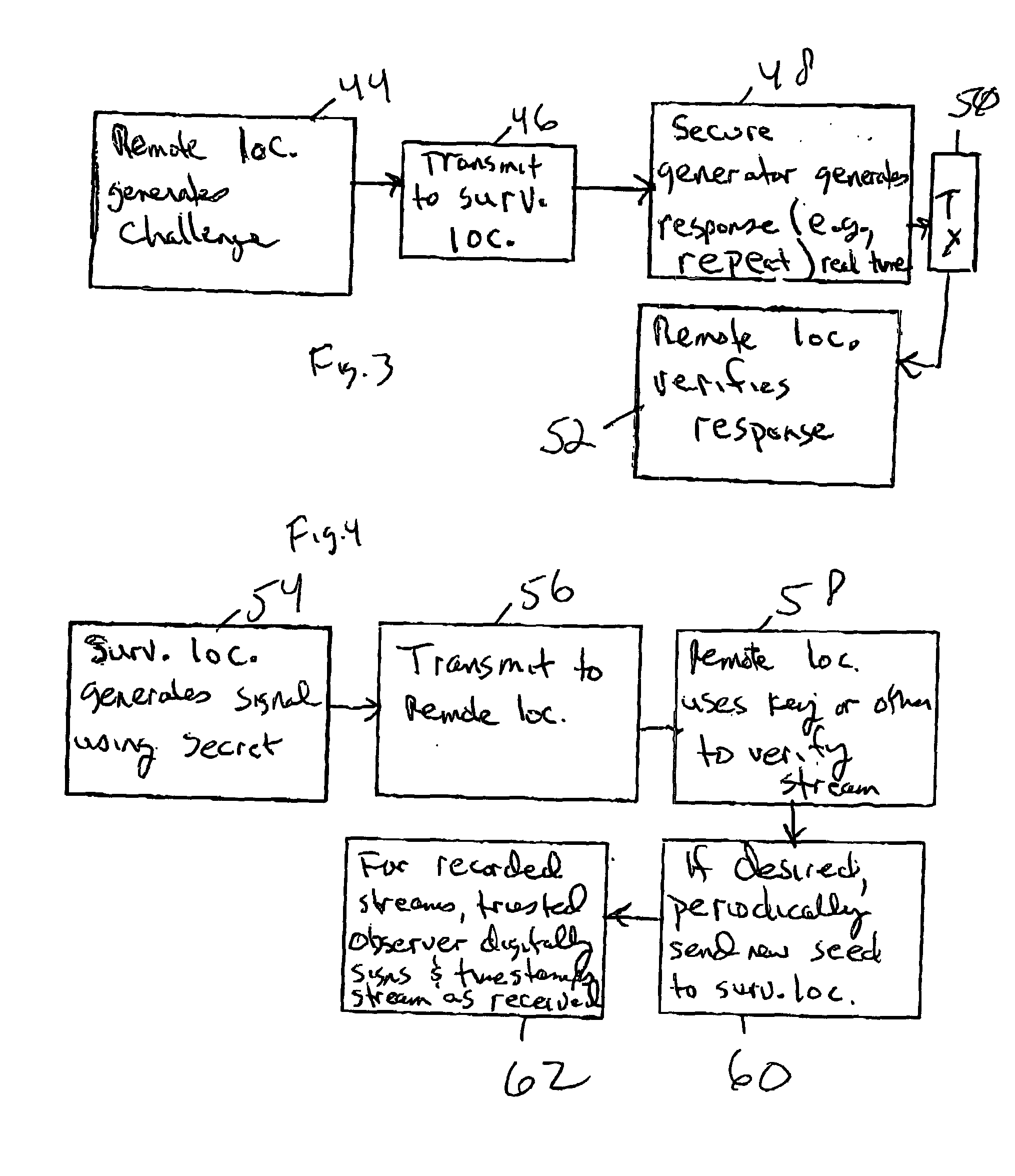 System and method for authenticating live feed from surveillance system