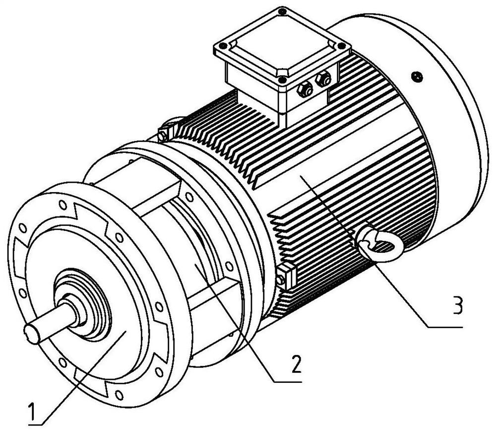 Dispersed-speed flexible motor
