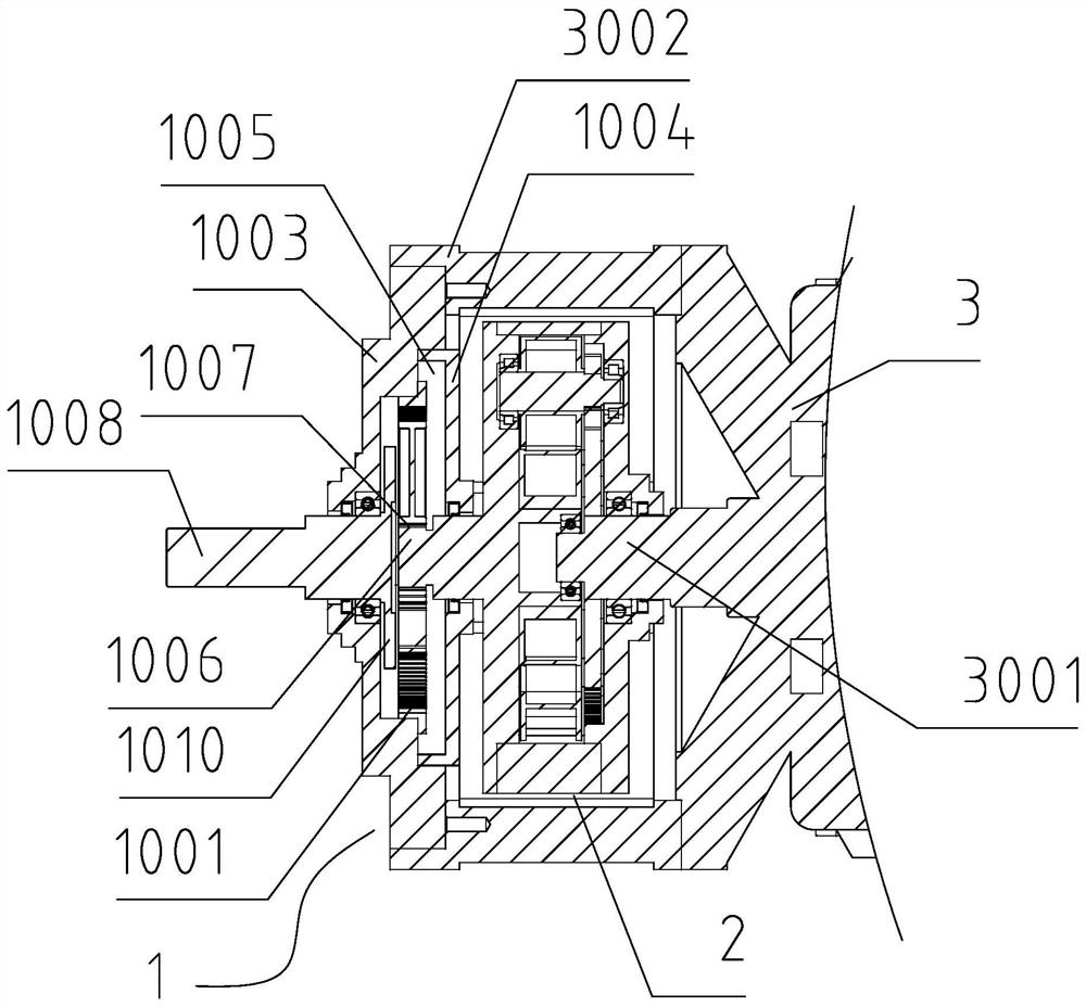 Dispersed-speed flexible motor