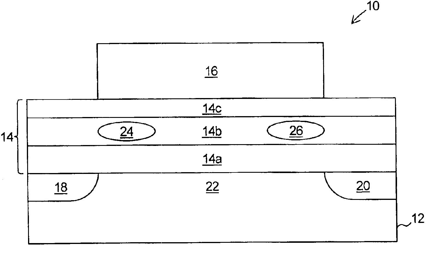 Non volatile charge trapping dielectric memory cell structure with gate hole injection erase