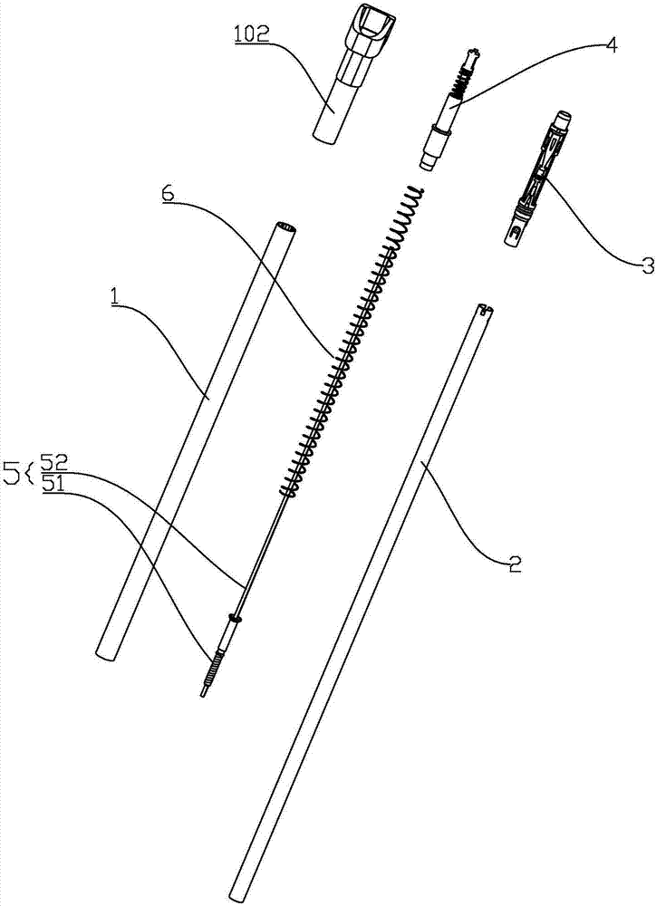 Trekking pole with length capable of being adjusted by single-hand pressing