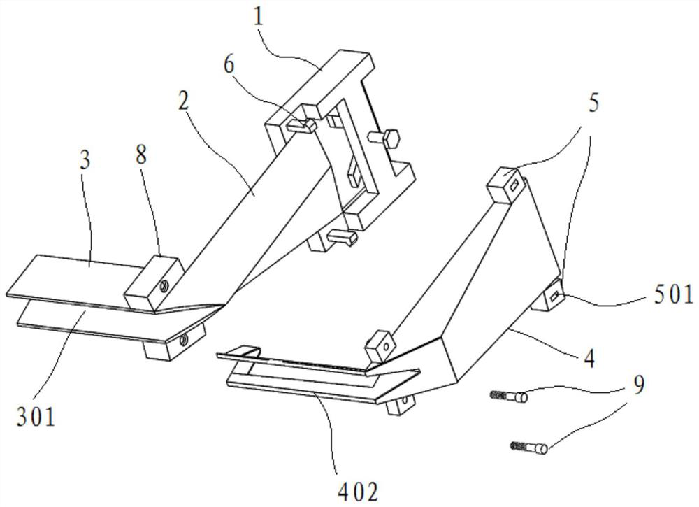 A side cloth folding device in gauze production