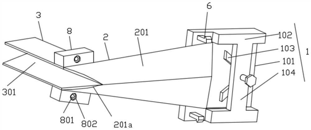 A side cloth folding device in gauze production