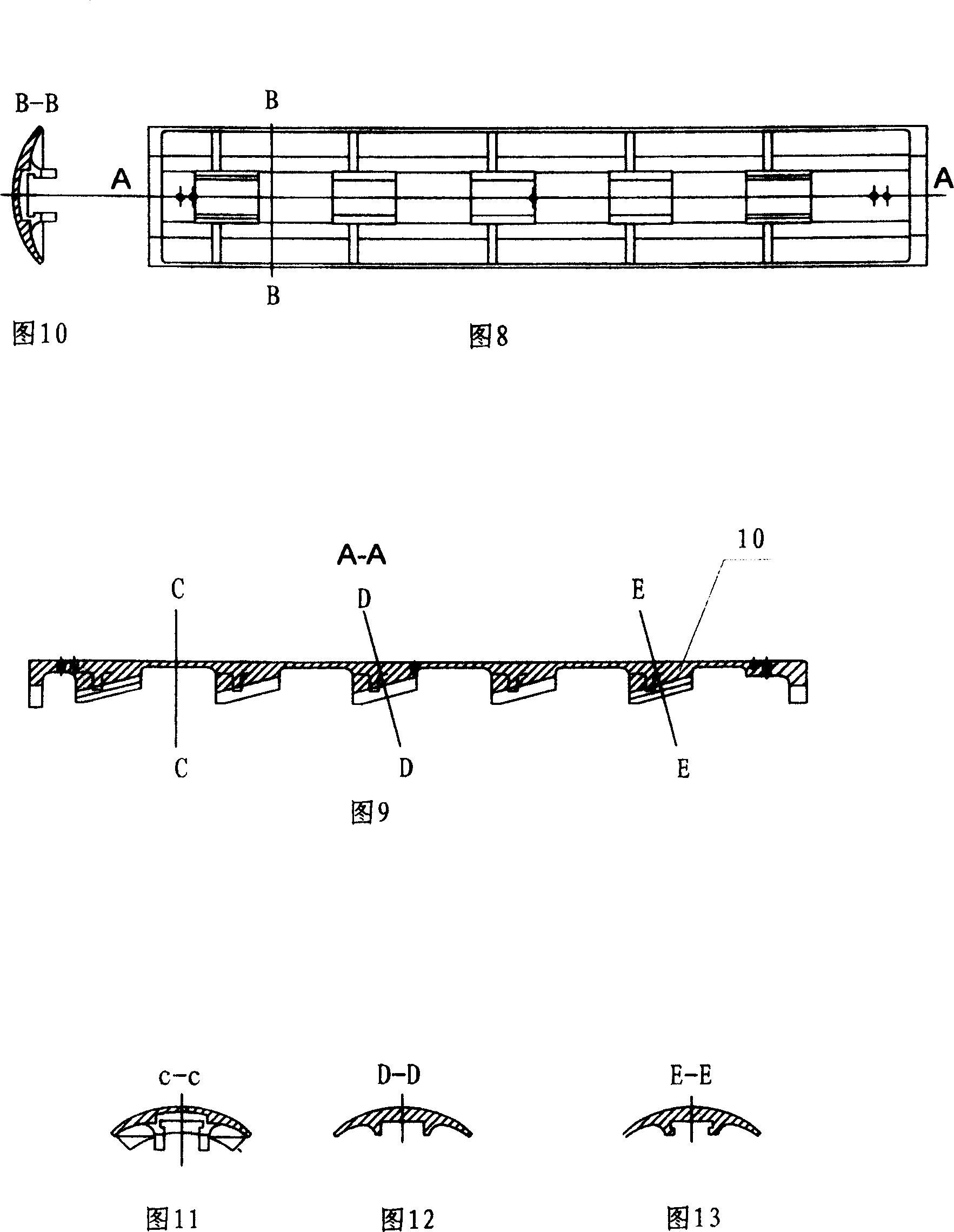 Oblique wedge type barrel arbor decoiler on flying shear line