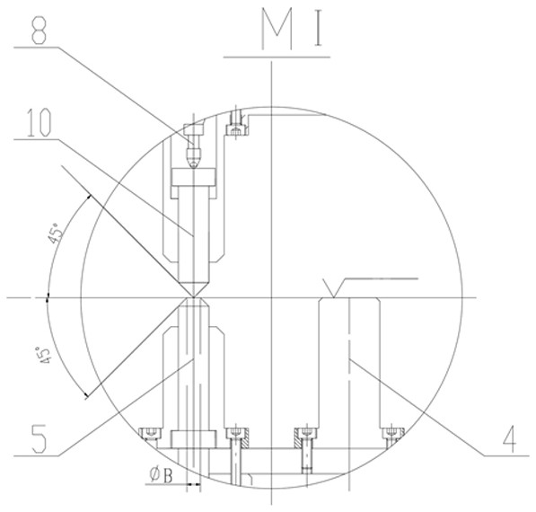 A detection mechanism and detection method for manipulator working position deviation