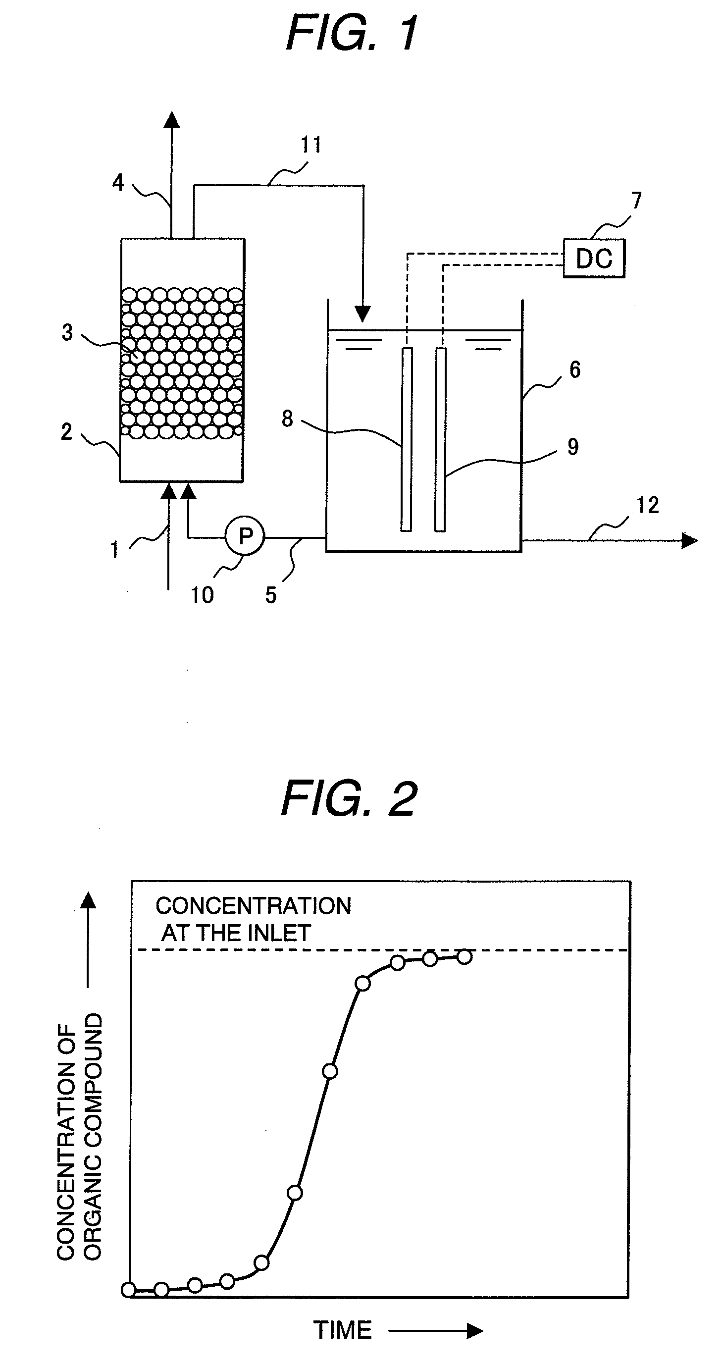 Treatment method of organic compounds included in waste water, a treatment apparatus of organic compounds included in waste water, a treatment system of organic compounds included in waste water, and a bitumen collecting system