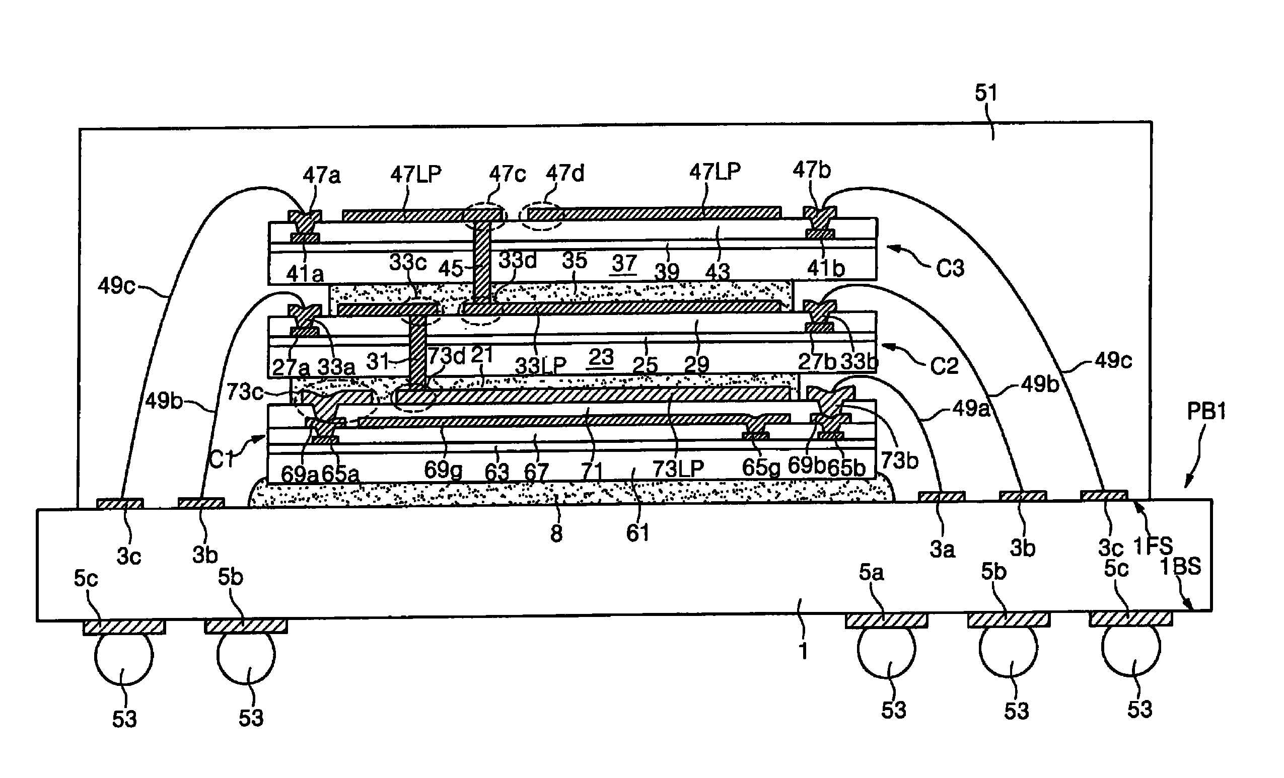 Semiconductor package including transformer or antenna