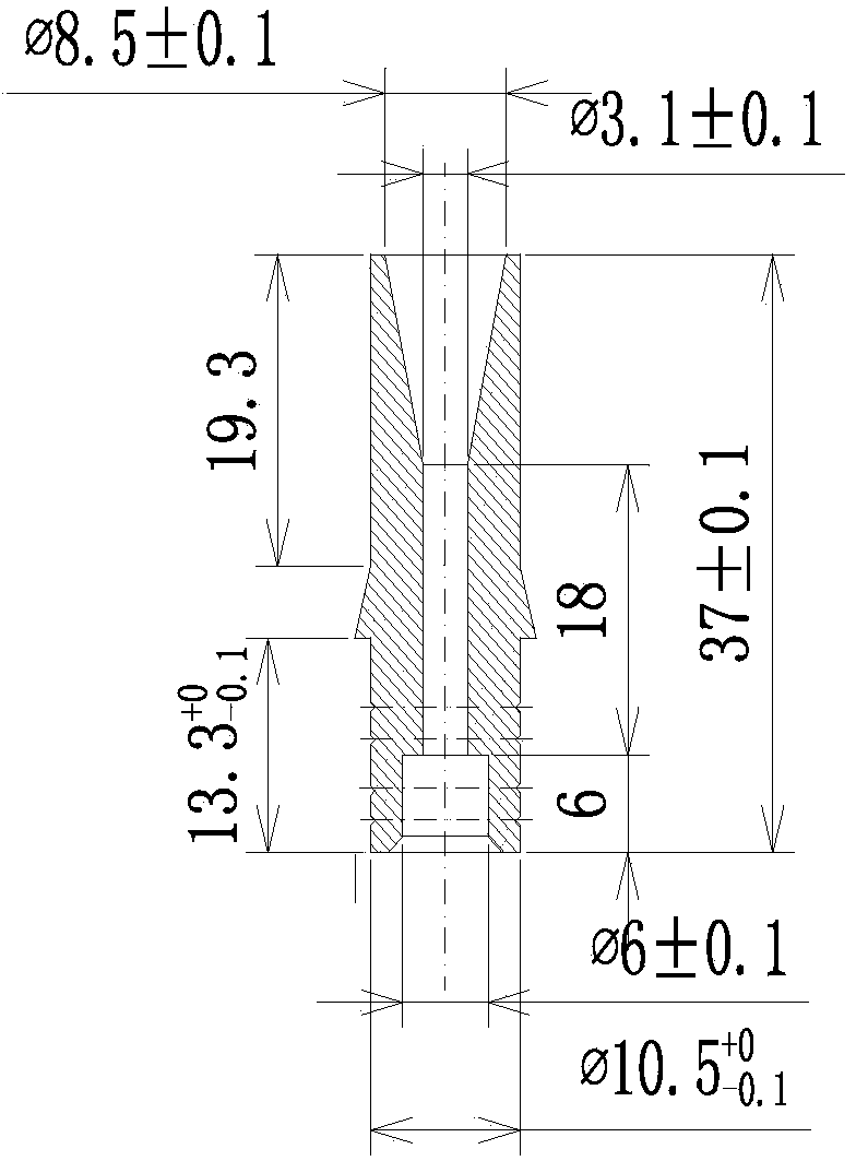 Noise reduction flow dividing device based on multi-connection air conditioning system