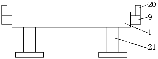 Working table for processing LED lamp