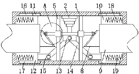 Working table for processing LED lamp