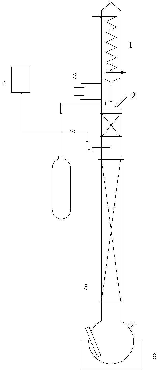 Preparation method and device of trimethyl borate-10