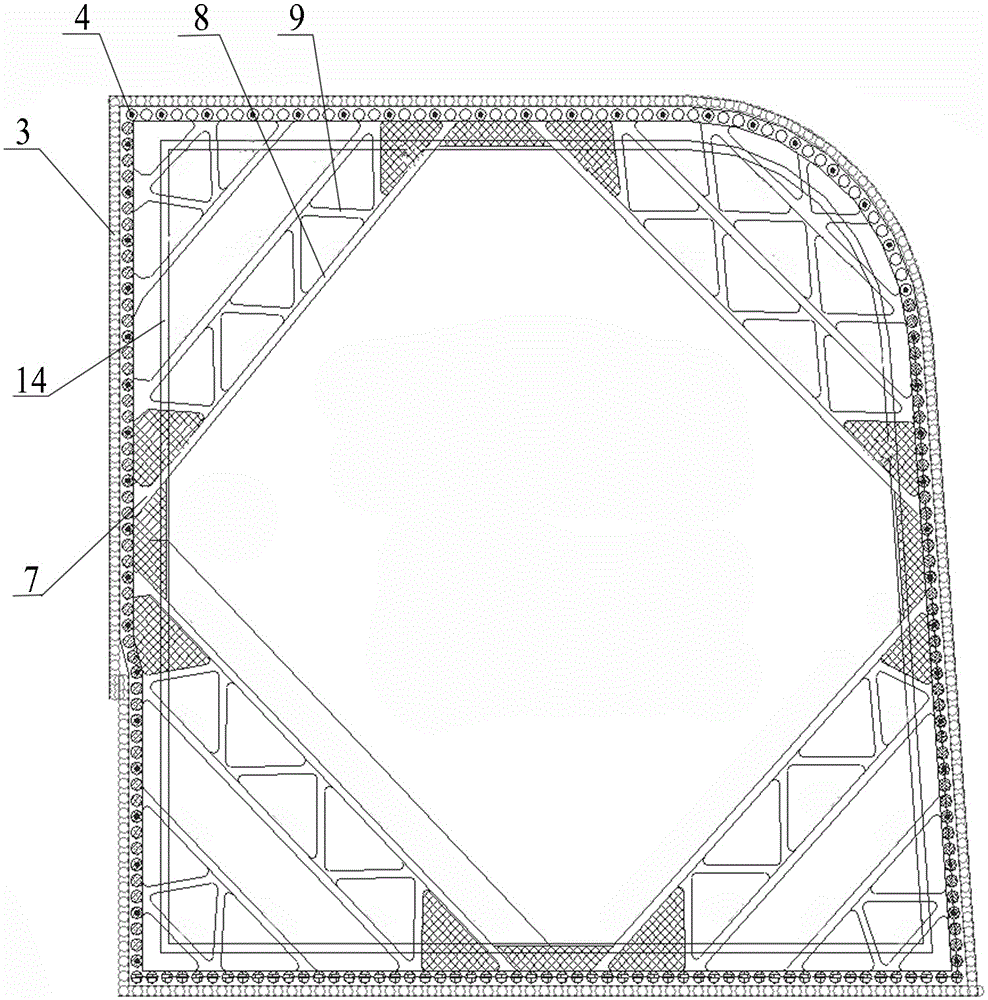 Ultra-deep foundation pit supporting method