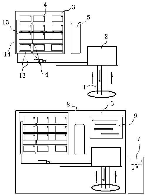 Three-dimensional visualization integrated information management system for heating and cooling of ground energy buildings