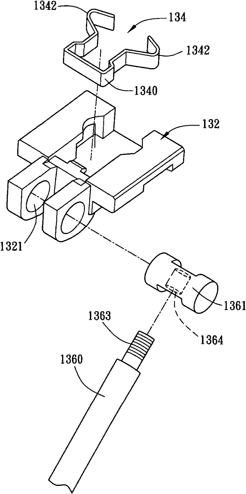 Supporting module, and electronic device applying same