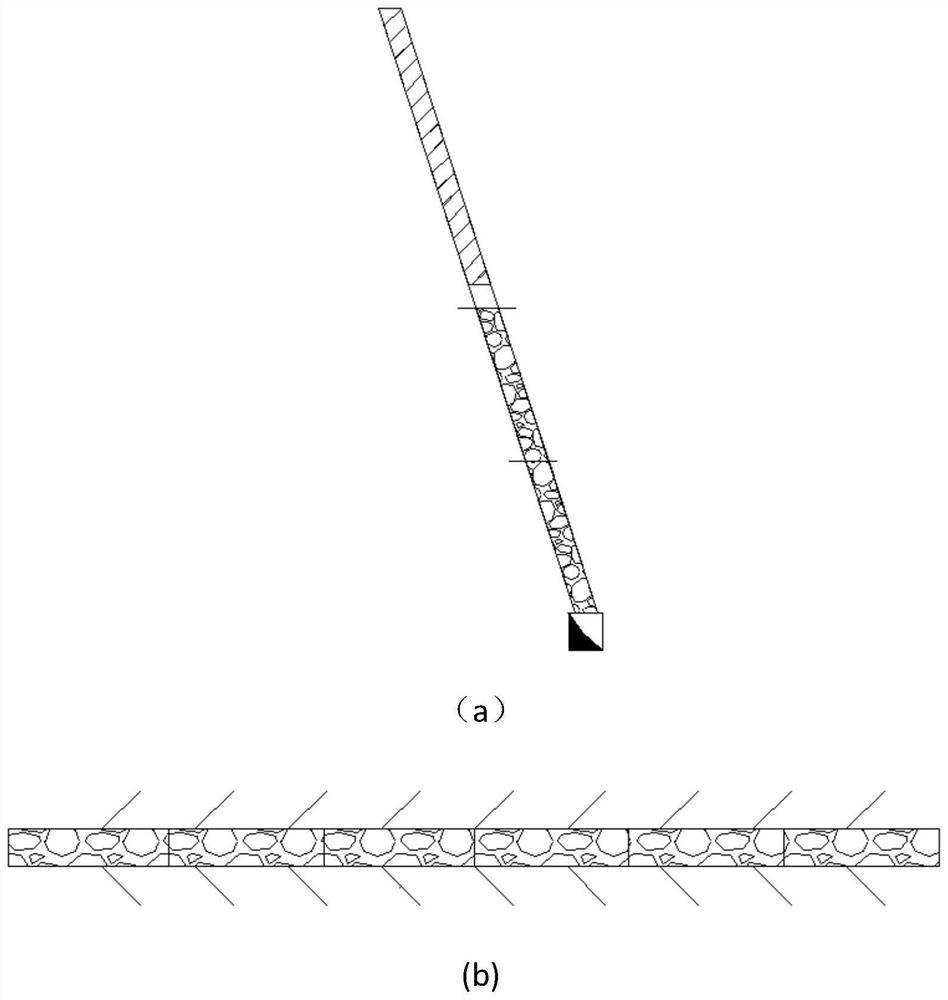 A control method for upper and lower wall broken surrounding rocks suitable for thin-veined ore deposit mining