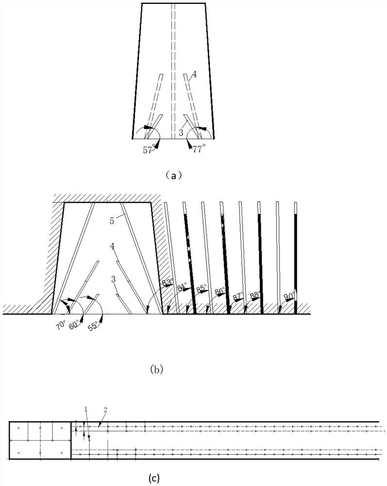 A control method for upper and lower wall broken surrounding rocks suitable for thin-veined ore deposit mining