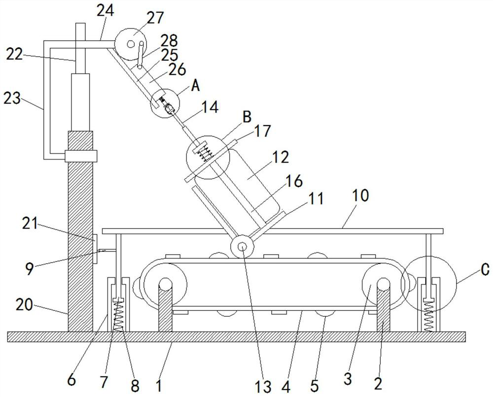 A Durability Test Device for Suitcase Pull Rod and Roller