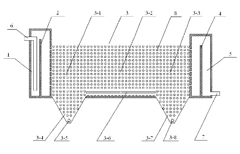 Artificial reinforced ecological filter bed, and method for treating polluted river water through the artificial reinforced ecological filter bed