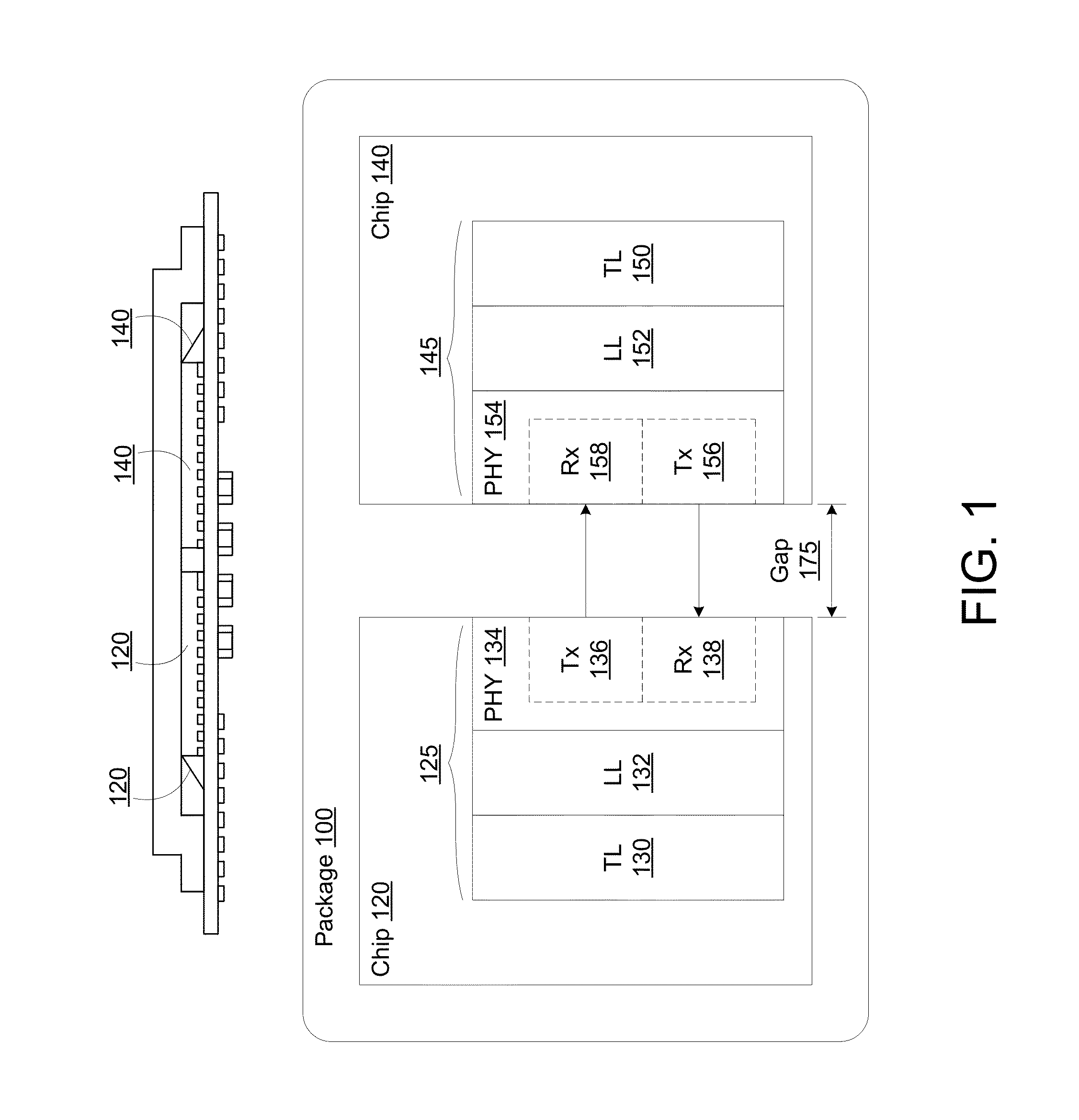 Method, apparatus and system for single-ended communication of transaction layer packets