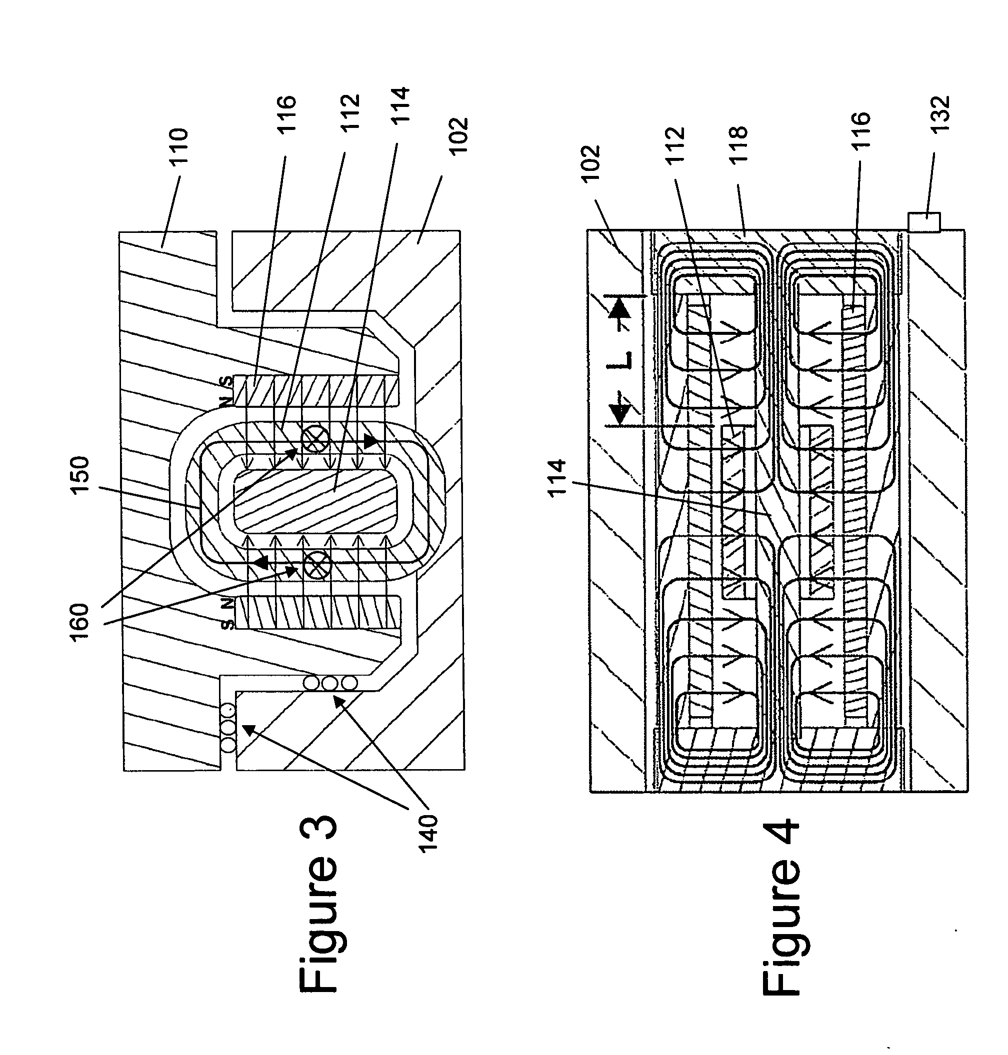 Linear stage including an integrated actuator and associated methods