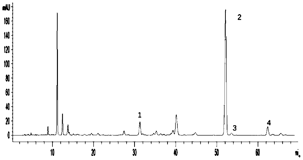 Method for evaluating quality of Herba Cirsii Setosi through quantitative analysis of multicomponents by single marker