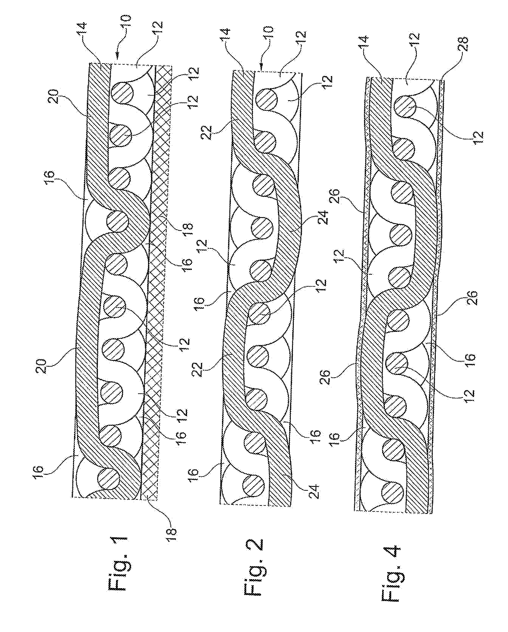 Electrode substrate and planar optoelectronic device