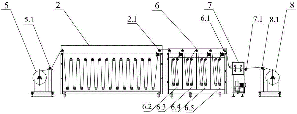Circulating filtration type nuclear pore membrane etching device