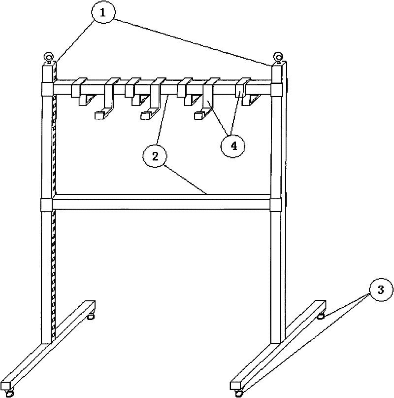 Storage-transportation integrated station device for random winding of high-power motor