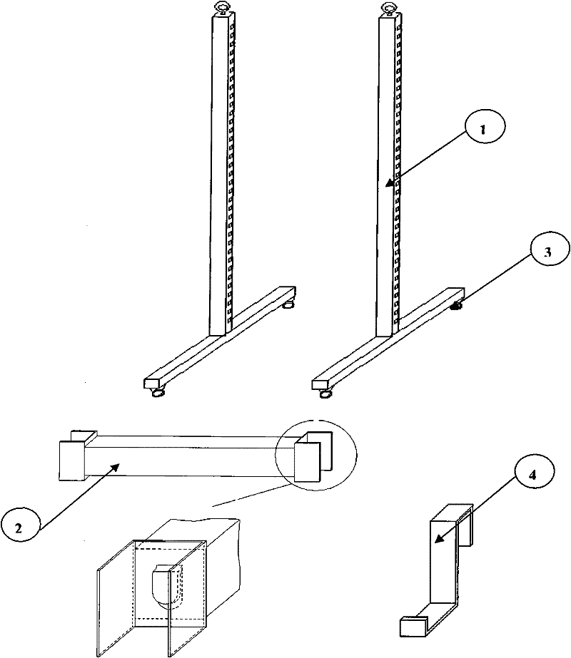 Storage-transportation integrated station device for random winding of high-power motor