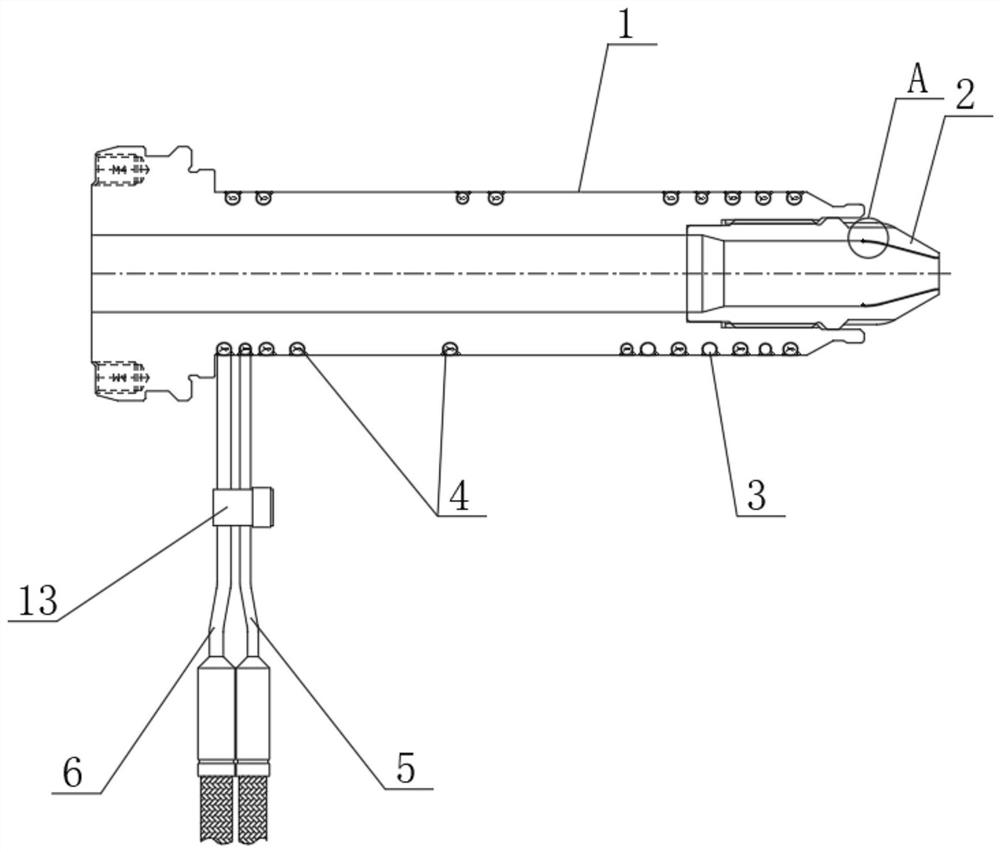 Needle valve type hot nozzle