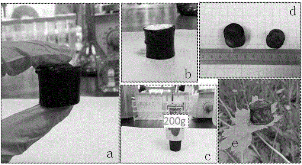 Method for preparing block graphene aerogel