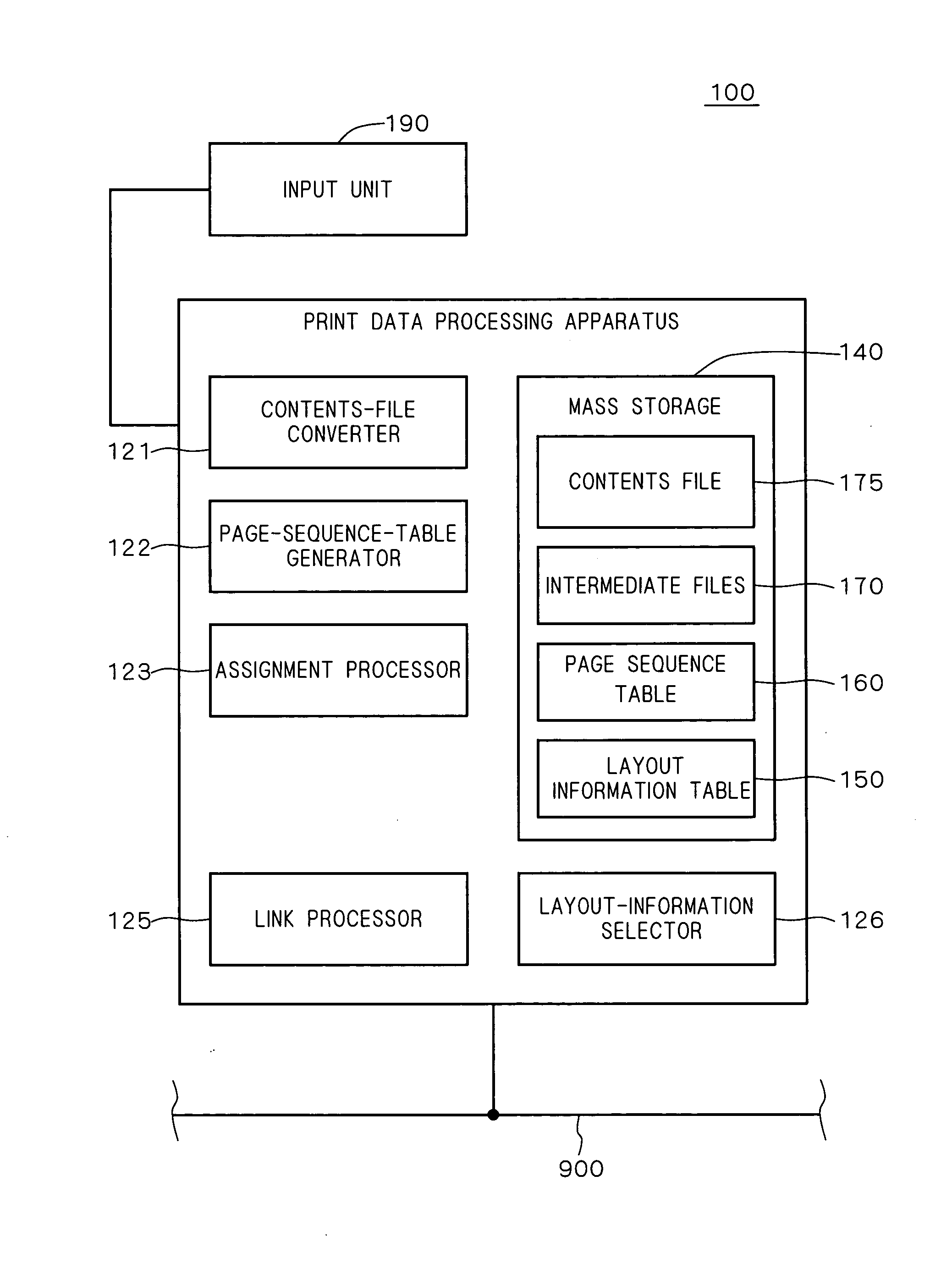 Print data processing apparatus and method, and program therefor