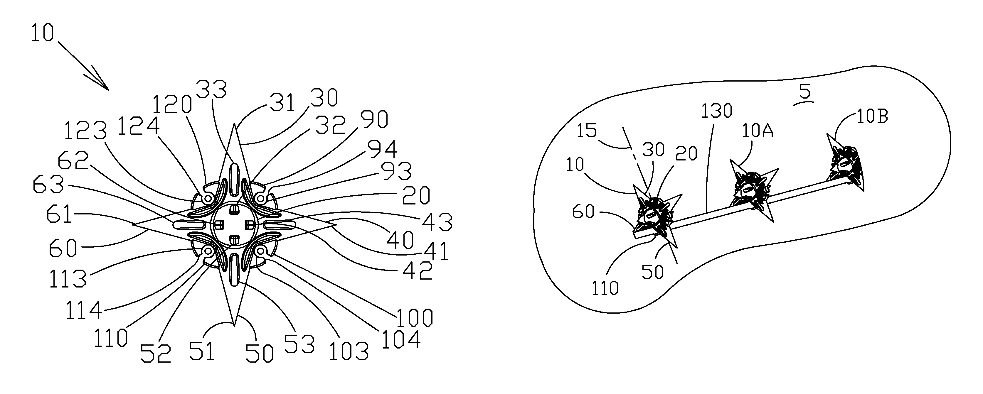 Road spikes with improved characteristics and methods of deployment
