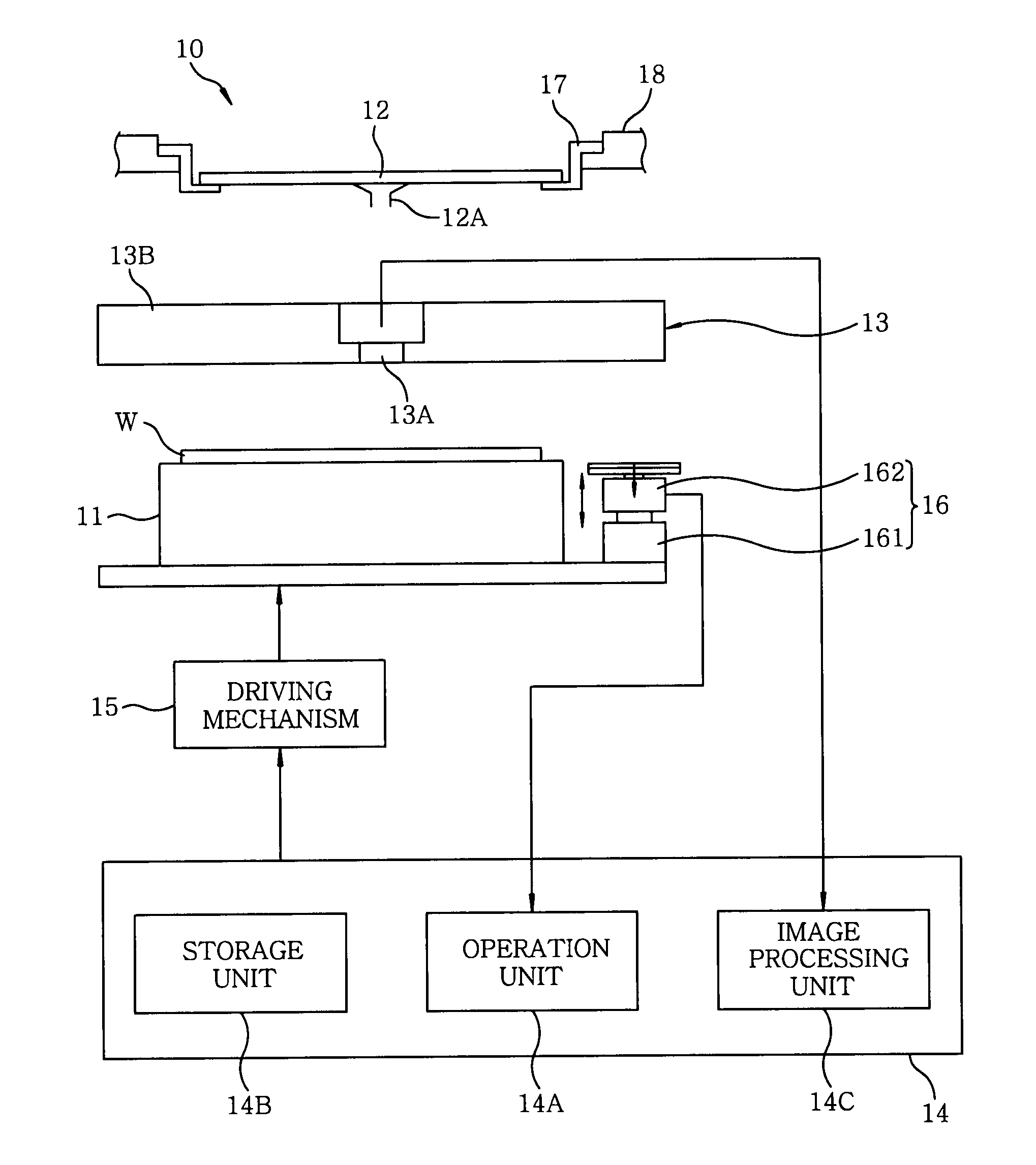 Method for detecting tip position of probe, alignment method, apparatus for detecting tip position of probe and probe apparatus