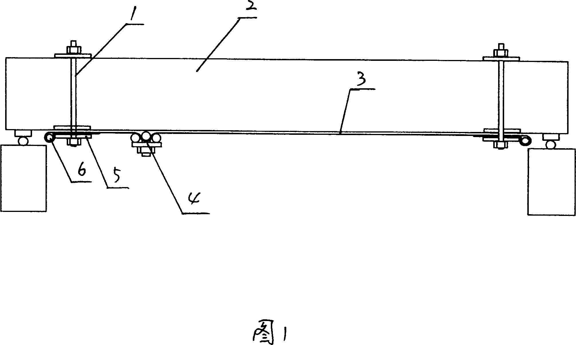 Method for strengthening construction unit using high strength fibre cloth