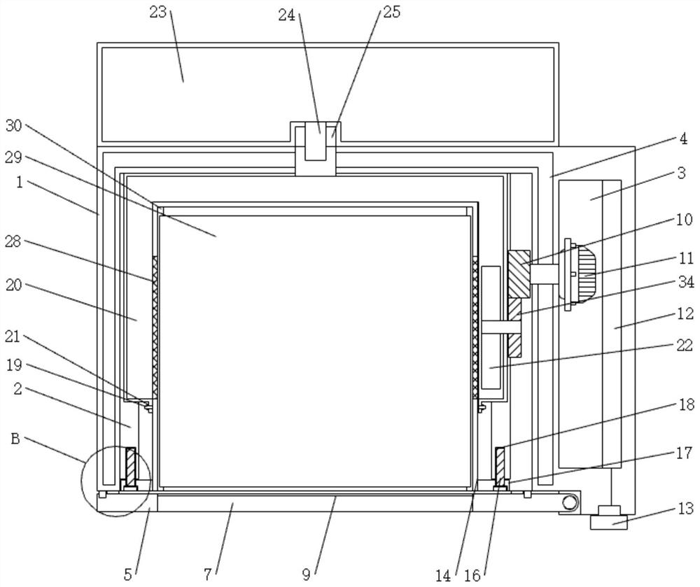 Multifunctional safety protection electric oven